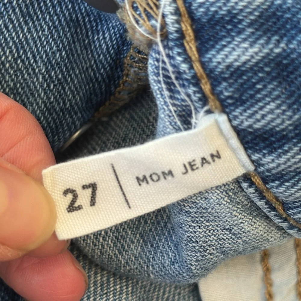 Pacsun High Rise Mom Cutoff Distressed Jean Shorts Size 27